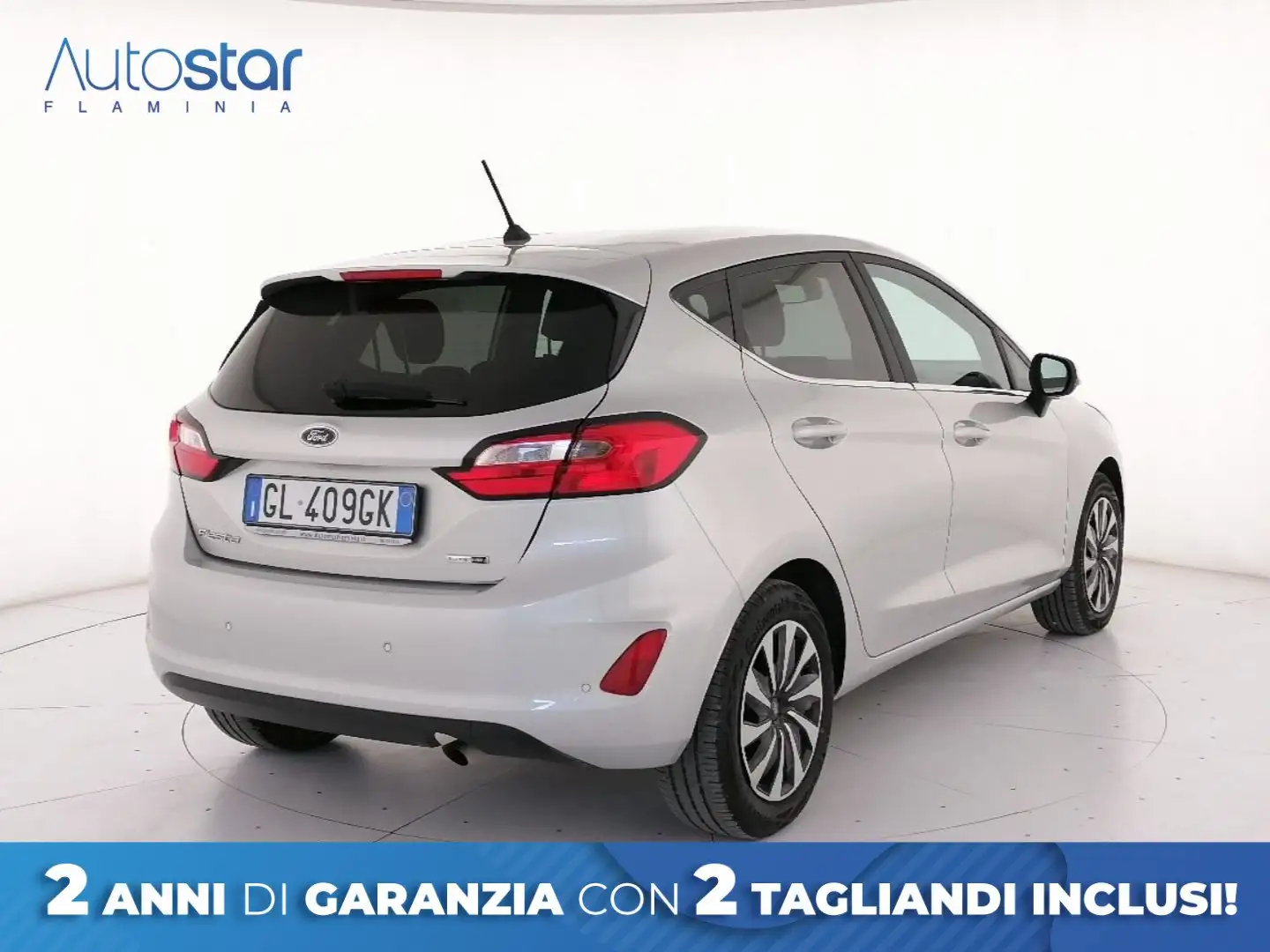 Ford Fiesta 5p 1.0 ecoboost h Titanium 125cv Grigio - 2