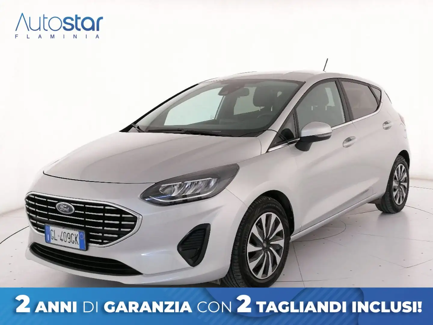 Ford Fiesta 5p 1.0 ecoboost h Titanium 125cv Grigio - 1