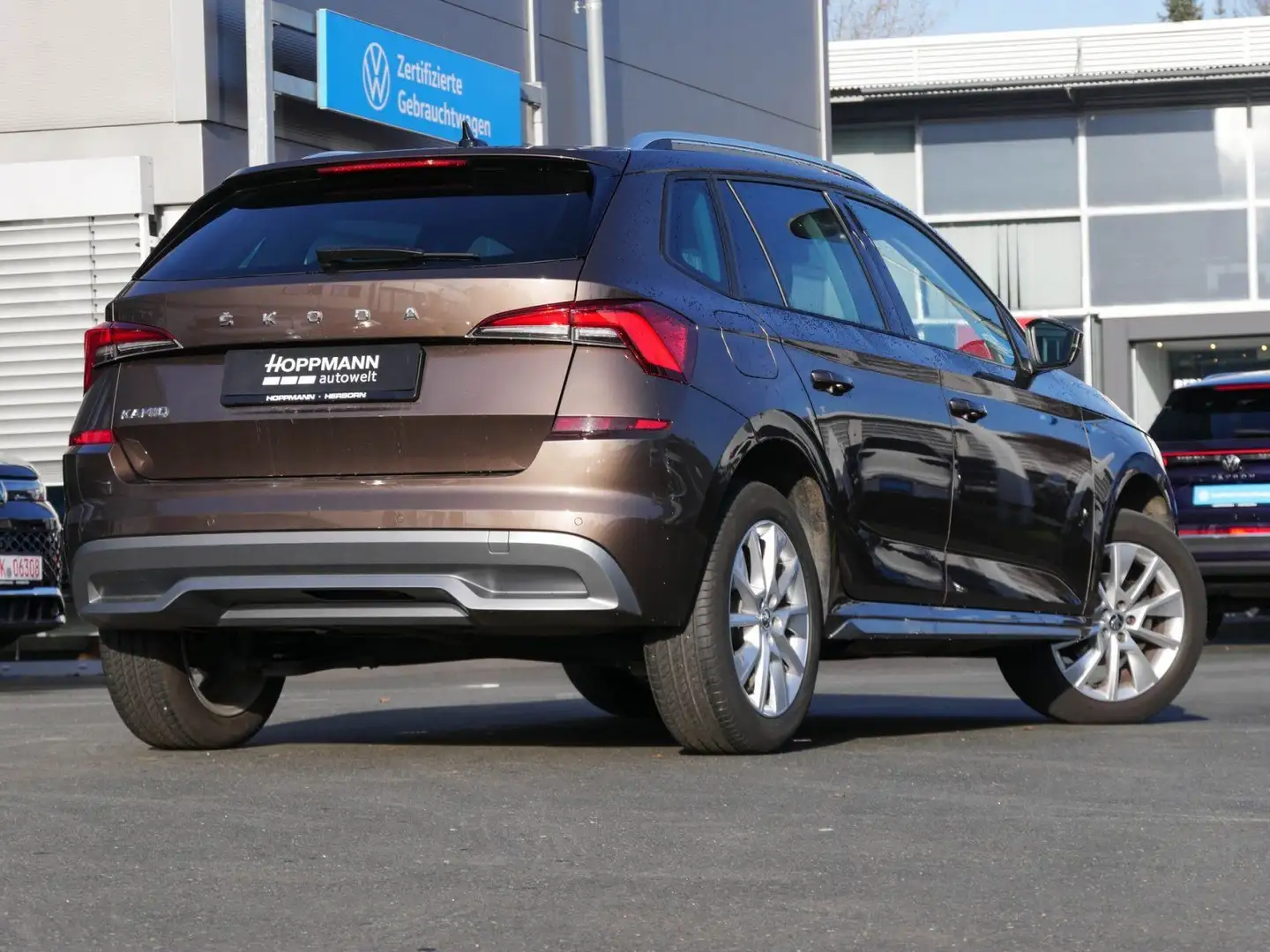 Skoda Kamiq 1.0 TSI Style DSG AHK LED elektr. Heckklap Braun - 2