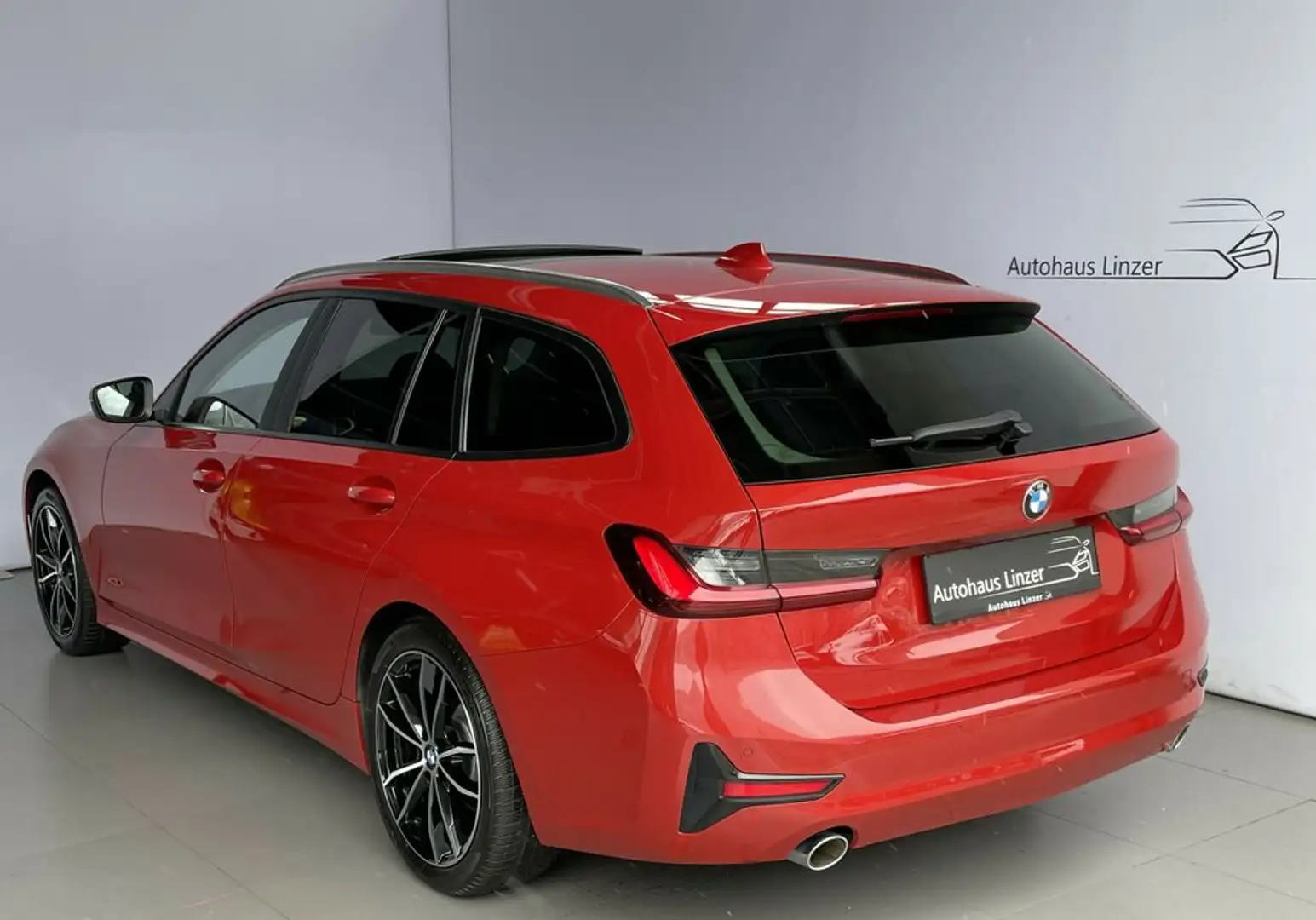 BMW 318 d M-Lenkrad *LED*PANO*AHK*Sportsitze*HiFi*18'' Rot - 2