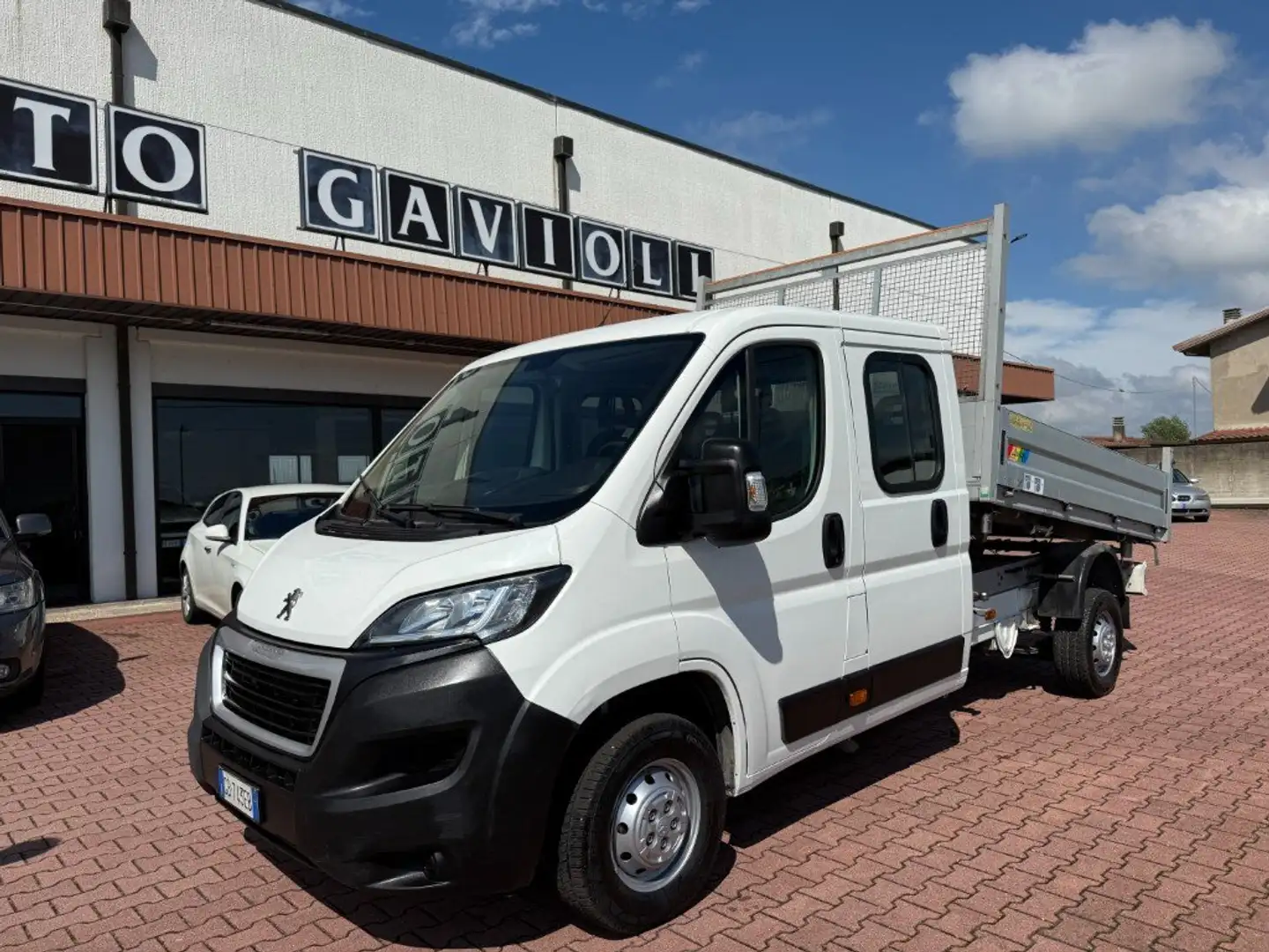 Peugeot Boxer Doppia Cabina Ribaltabile Trilaterale Bianco - 1