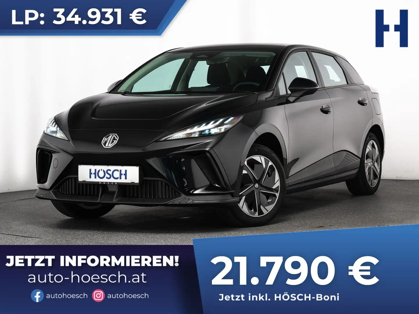 MG MG4 51KWh NEUWAGEN TOP-ANGEBOT++ Schwarz - 1