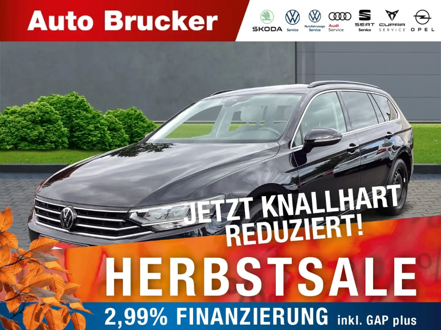 Volkswagen Passat Variant Business 2.0 TDI+Alufelgen+Navi+el.Sitze Schwarz - 1