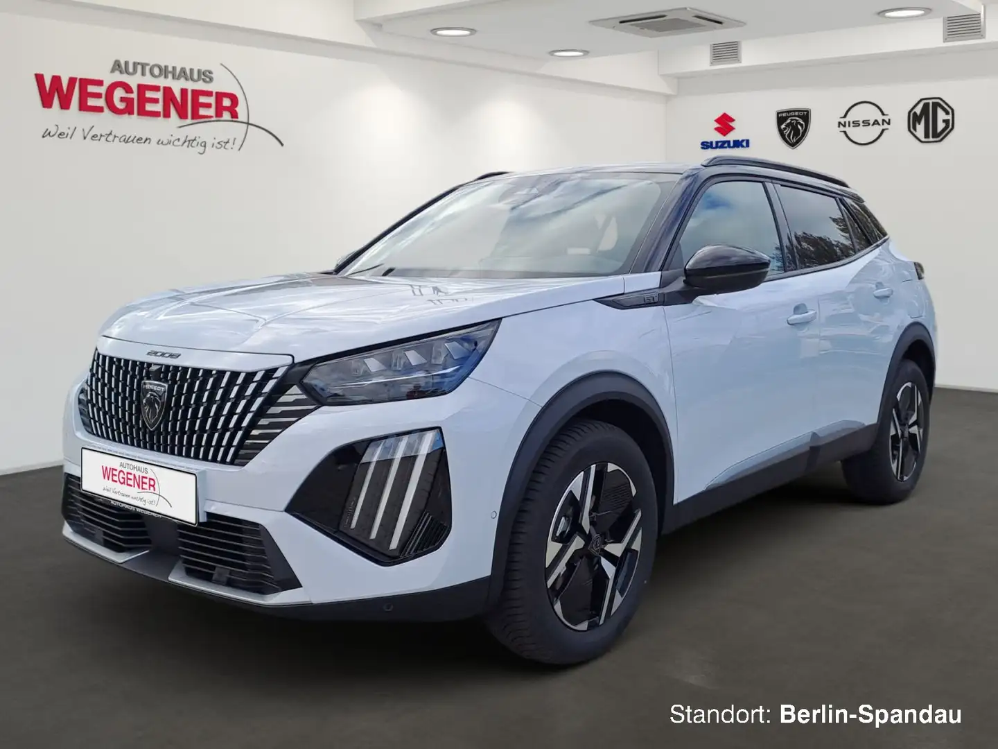 Peugeot 2008 GT HYBRID 145 e-DSC6 KAMERA SHZ NAVI Weiß - 1