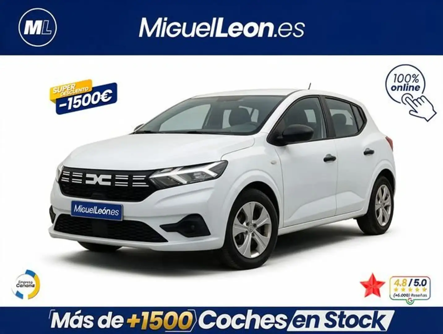 Dacia Sandero ECO-G Essential 74kW Blanco - 1