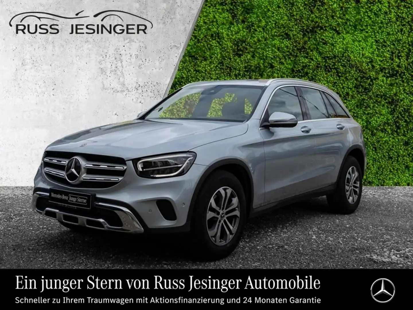Mercedes-Benz GLC 220 d 4M *AHK*Cam*LED*Distr*Easy*MBUX*SpurH* Silber - 1