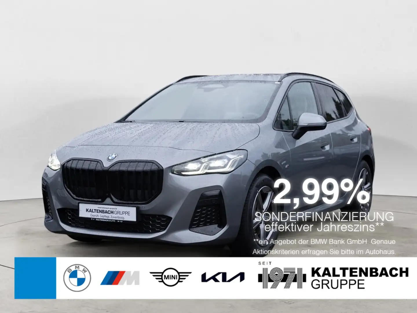 BMW 223 Active Tourer xDrive M-Sport PANO AHK LED Grau - 1