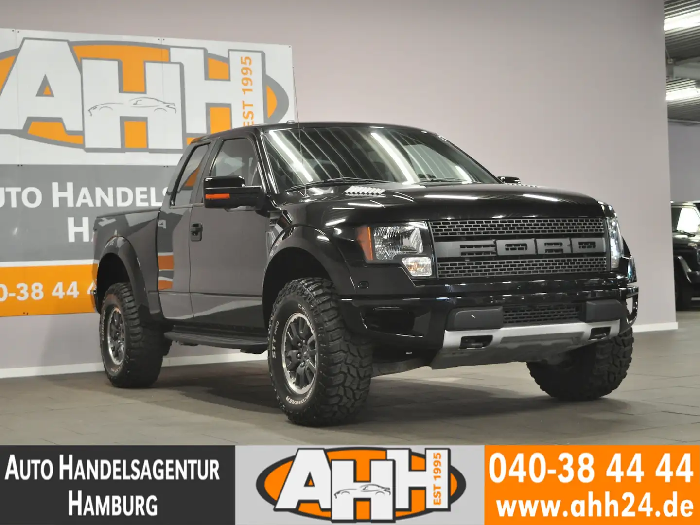 Ford 6.2 V8 SUPERCAB F150 4x4 SVT SSD|AHK|BRD! Negru - 2
