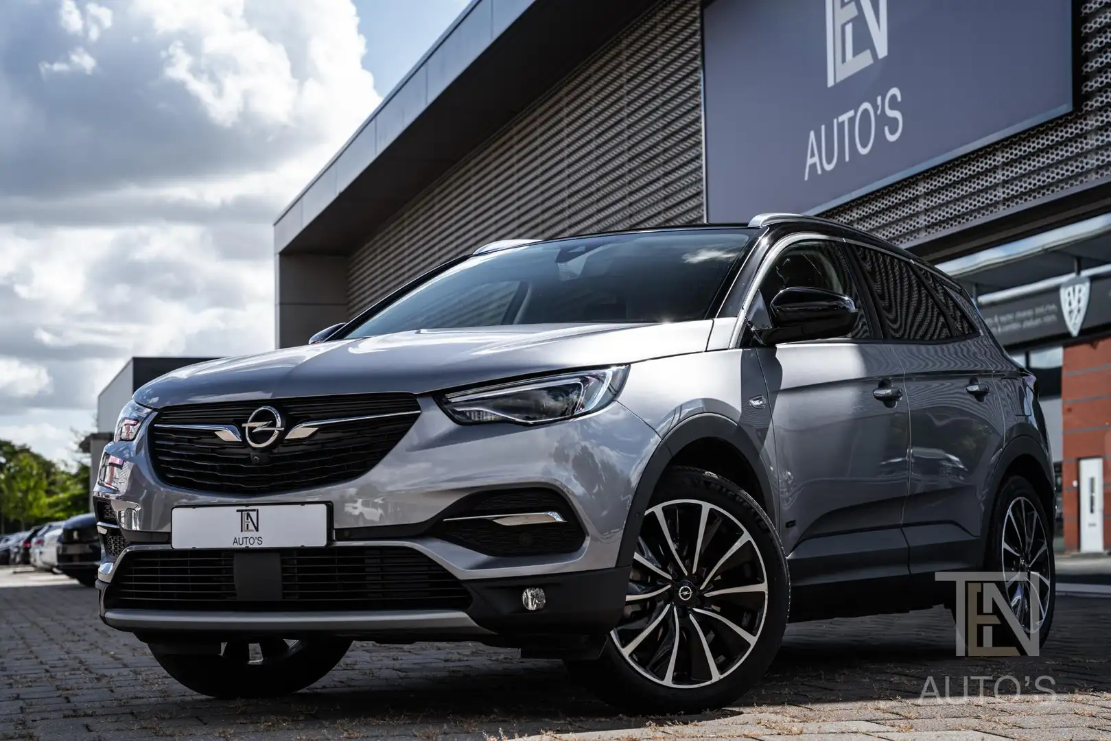 Opel Grandland X 1.6 Turbo Hybrid Ultimate | Keyless | Leder | Stoe Grijs - 2