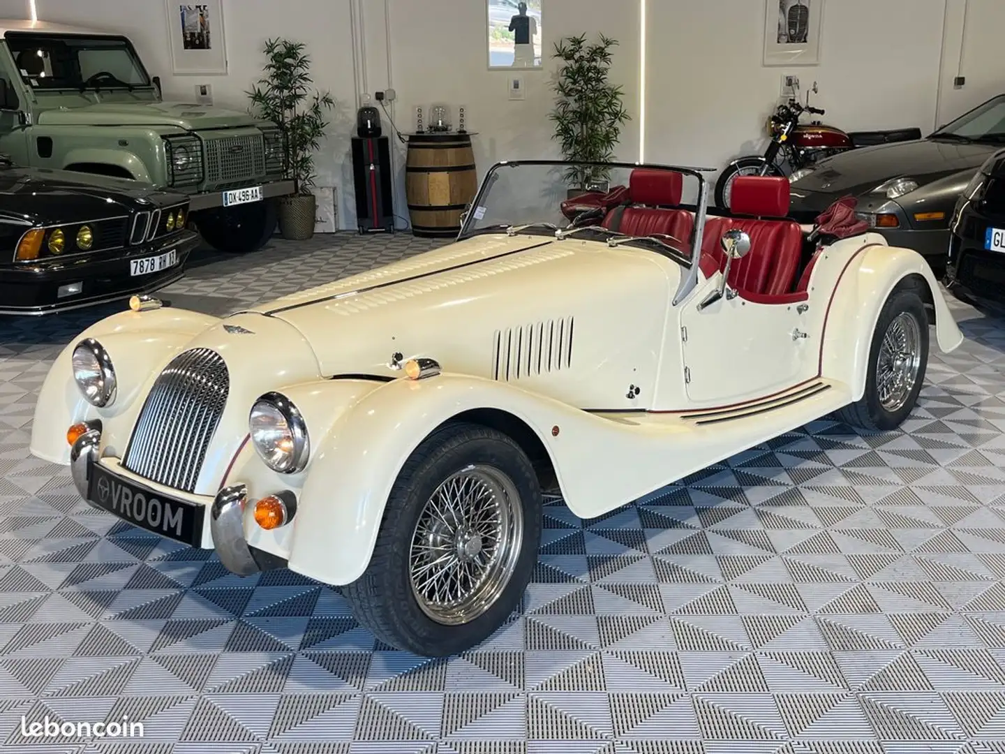 Morgan Plus 4 Blanc - 1