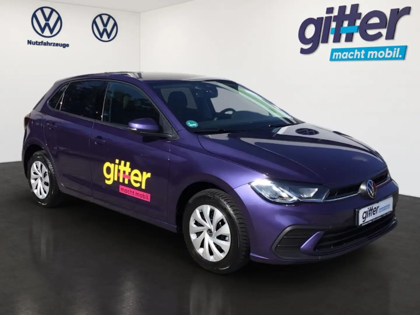 Volkswagen Polo VI Life 1.0 TSI EU6e Navi Digitales Cockpit LED AC Violett - 2