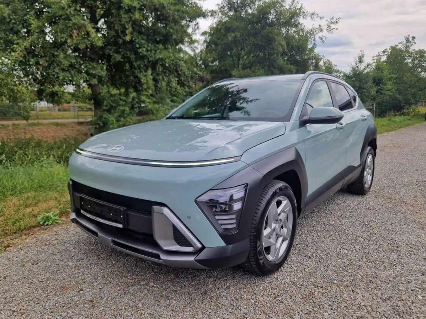 Hyundai KONA Kona (SX2) 1,6 T-GDI 138PS DCT Trend Zielony - 1