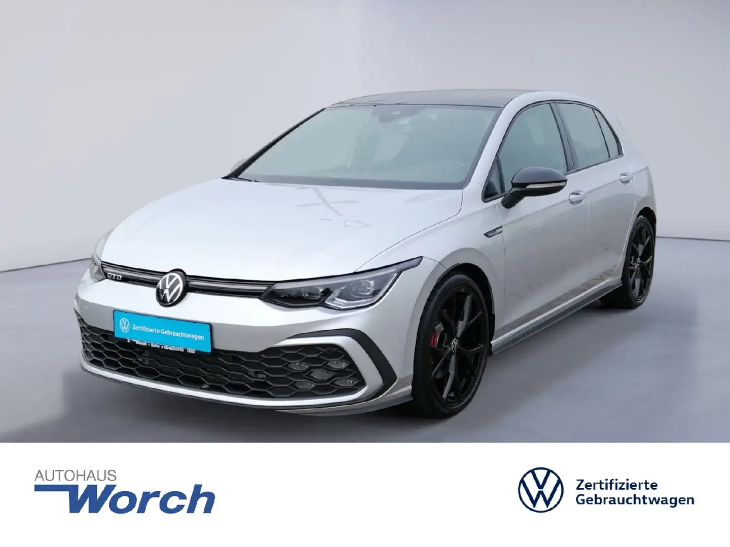 Volkswagen Golf VIII GTD DSG PANO+19"+LED+NAVI+BLACK-STYLE Silber - 1