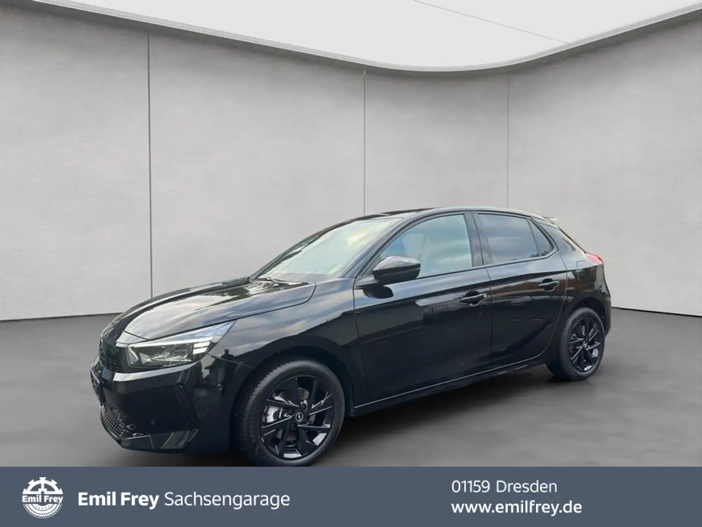 Opel Corsa 1.2 Turbo Automatik GS Navi 180° Parkcam Schwarz - 1