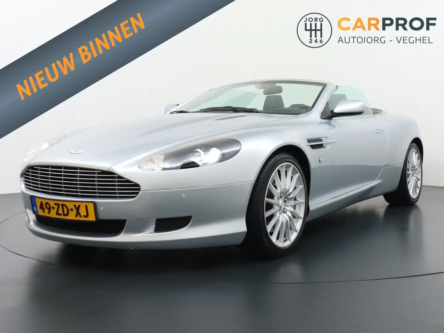 Aston Martin DB9 Volante 5.9 V12 Touchtronic NL Auto |  Navigatie | Grijs - 1