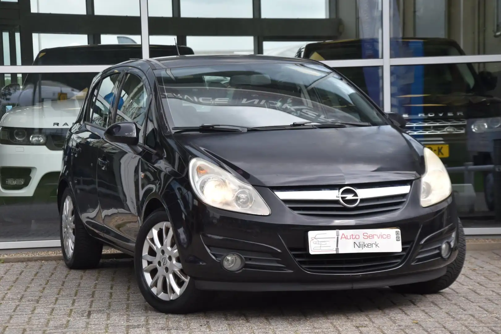 Opel Corsa 1.4-16V Business Airco 5Drs. Elek. Ramen Zwart - 1