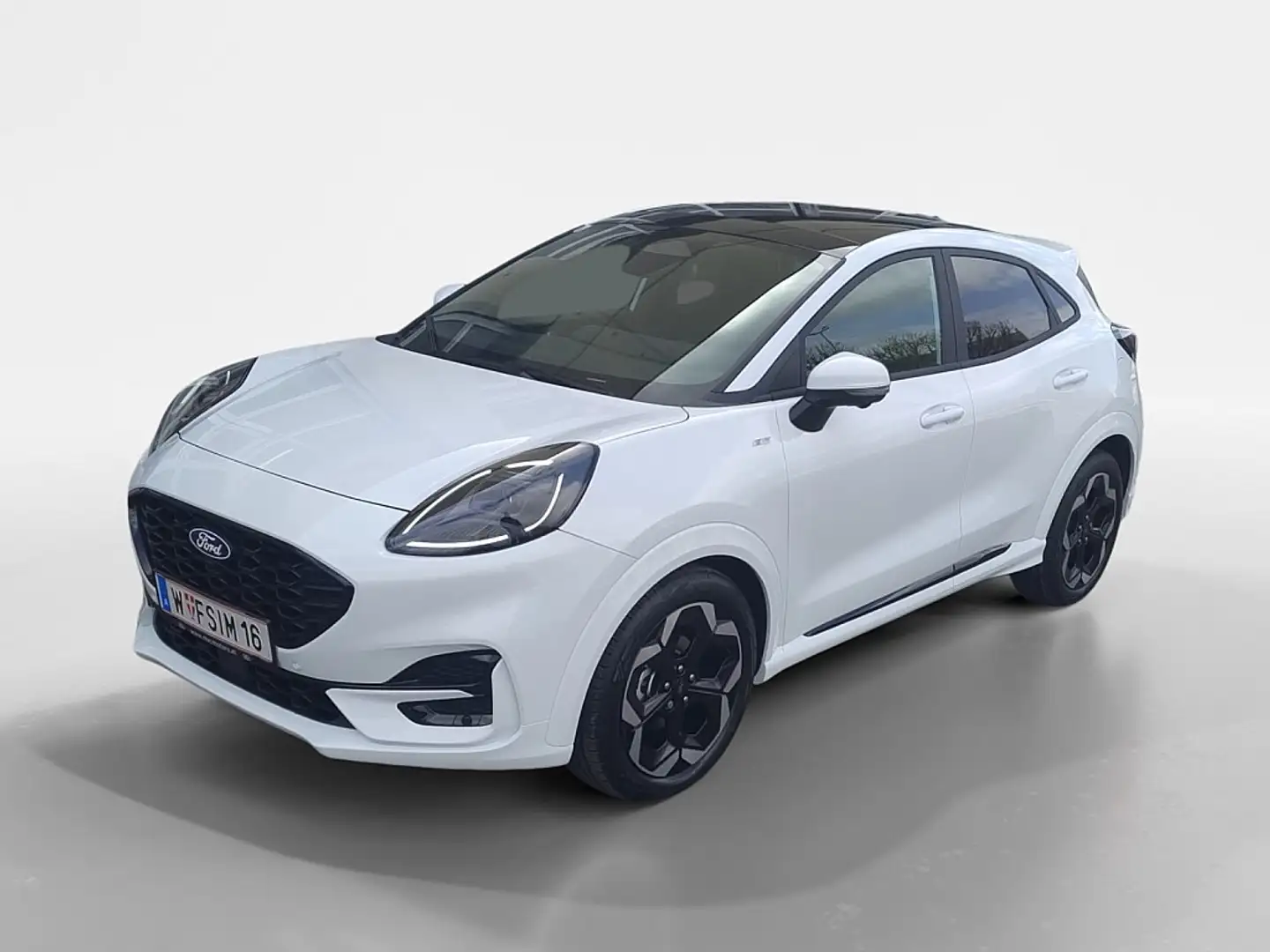 Ford Puma 1,0 EcoBoost Hybrid ST-Line X Aut. Weiß - 1