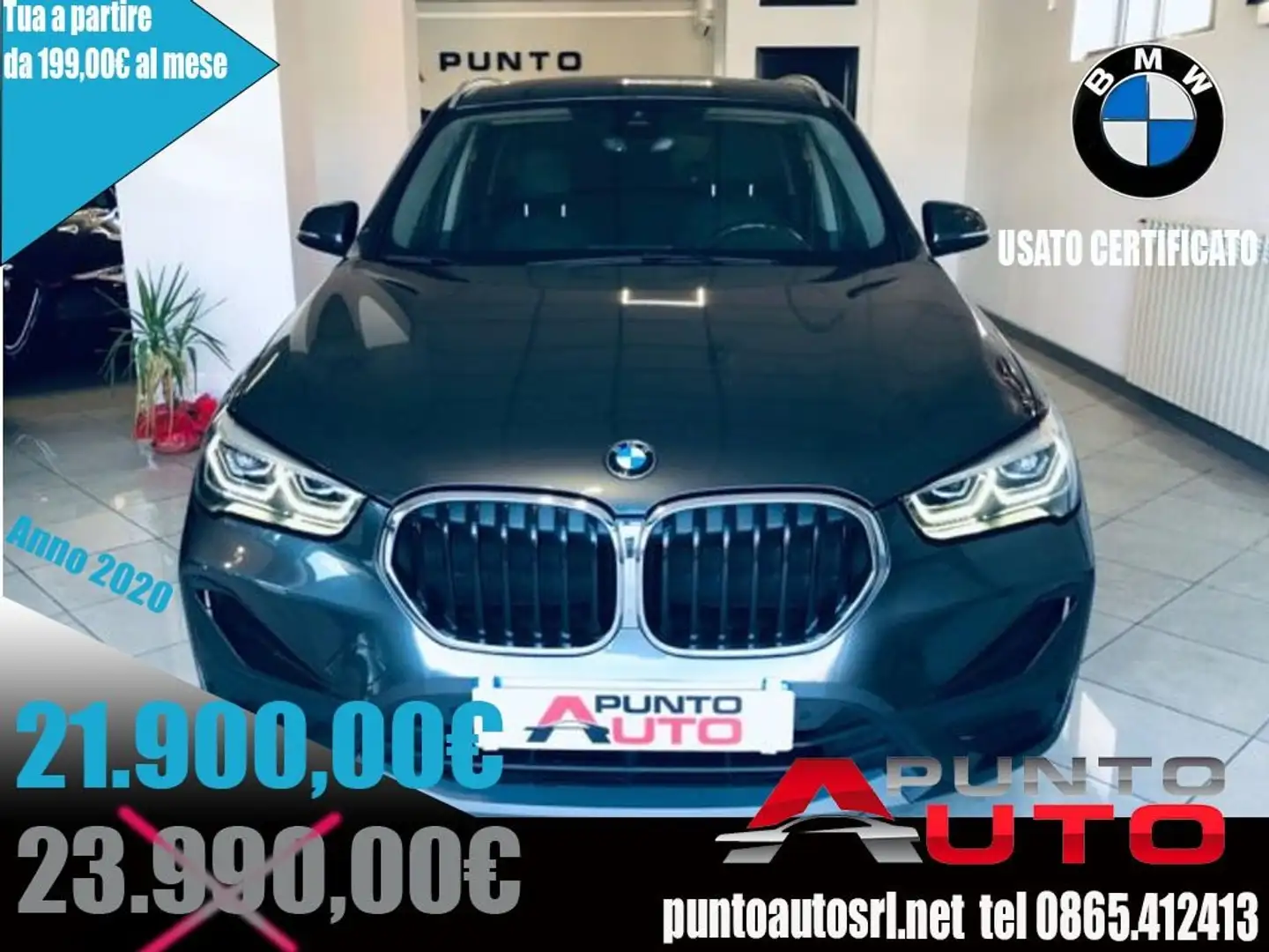 BMW X1 sDrive16d Business Advantage Gris - 2