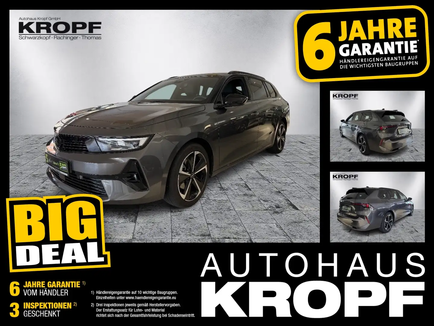 Opel Astra L Sports Tourer 1.5 D GS ACC+AHK+Alcantara Grau - 1