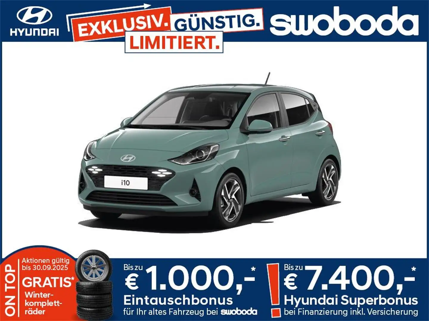 Hyundai i10 GO Plus 1,2 AMT a5bu3 Verde - 1