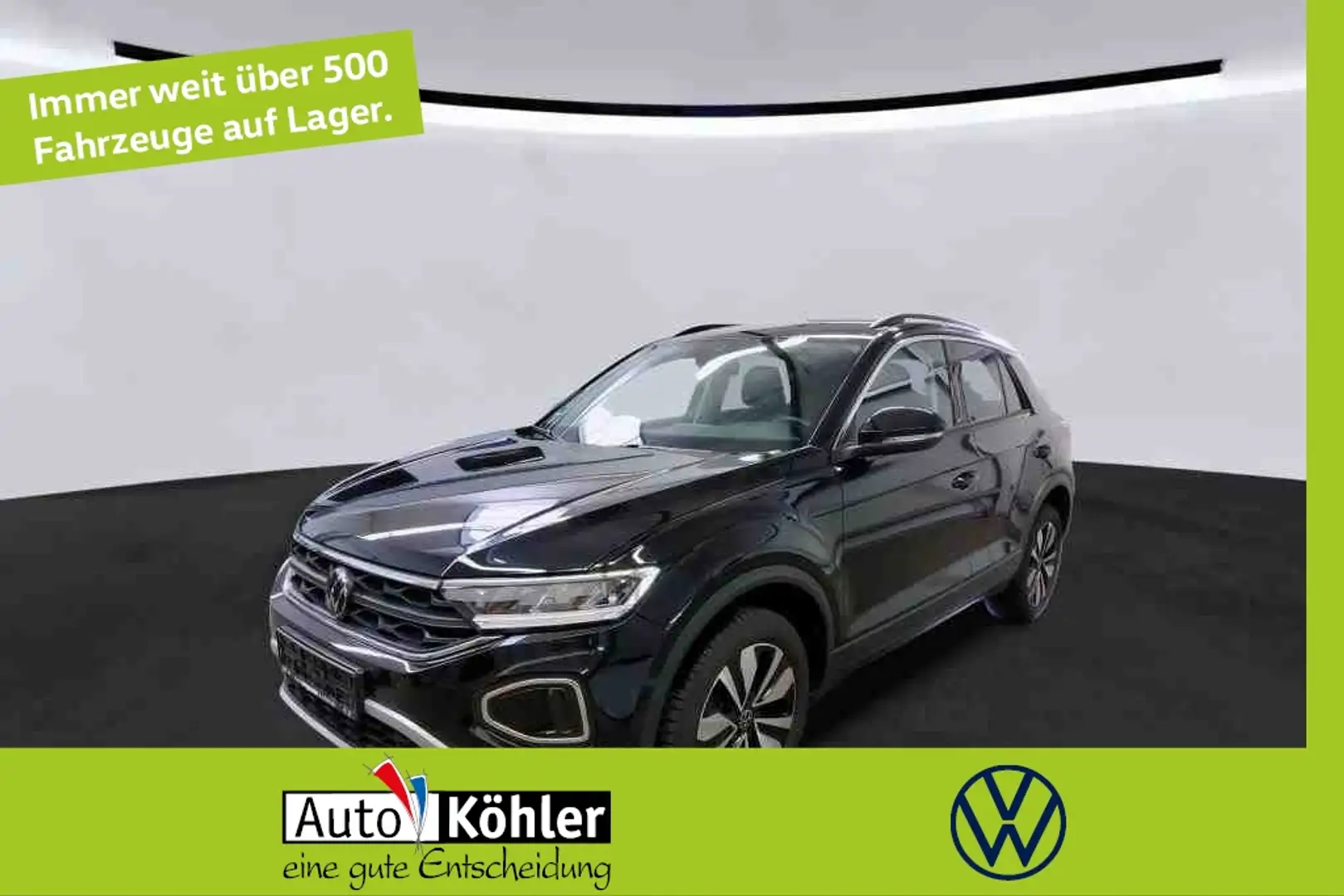 Volkswagen T-Roc Move TSi DSG Black+CarPlay+LED+Navi+Virt Schwarz - 1