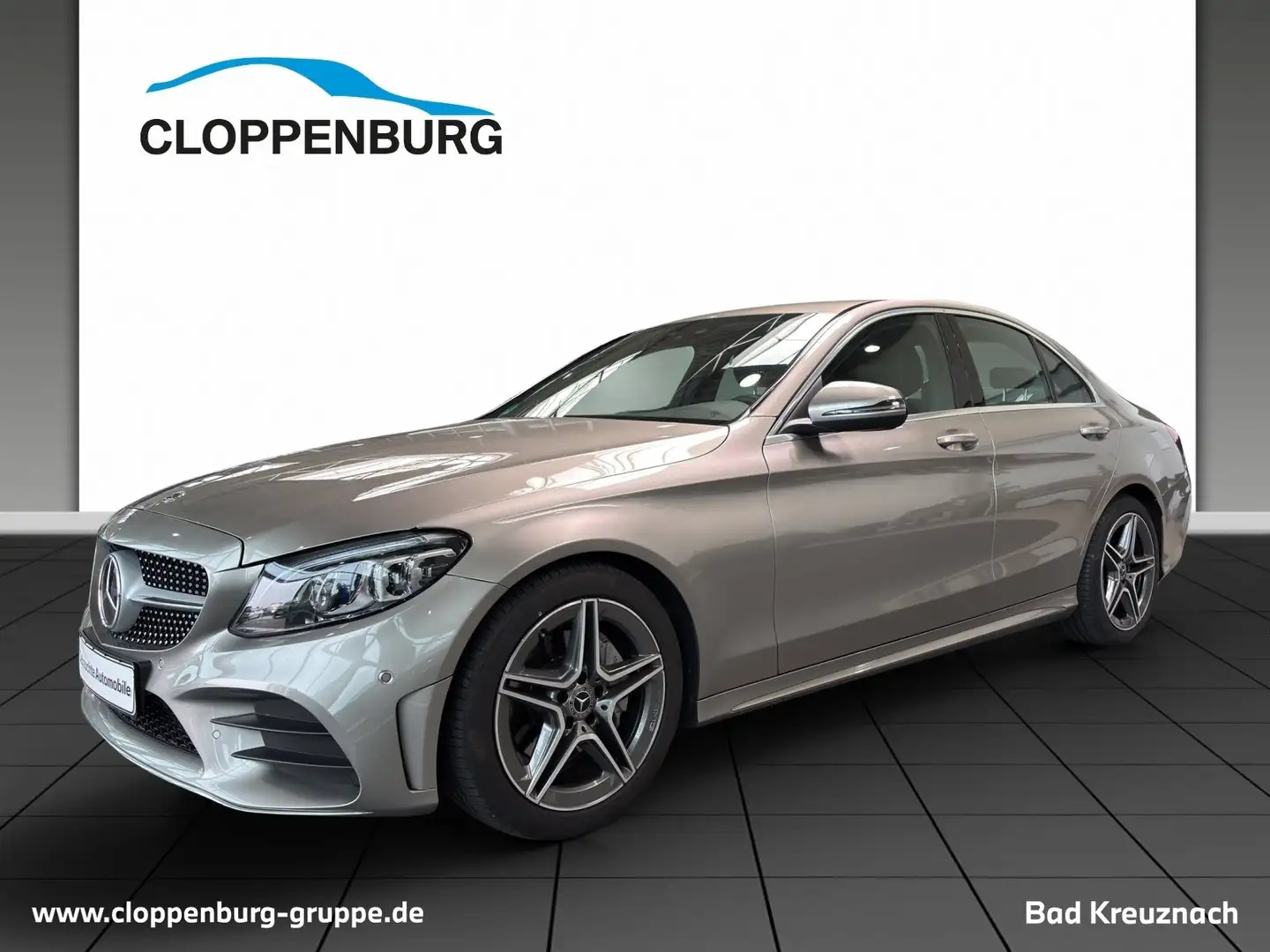 Mercedes-Benz C 200 AMG Line+LED+RFK+el.Sitze+Klimaaut. Argent - 1