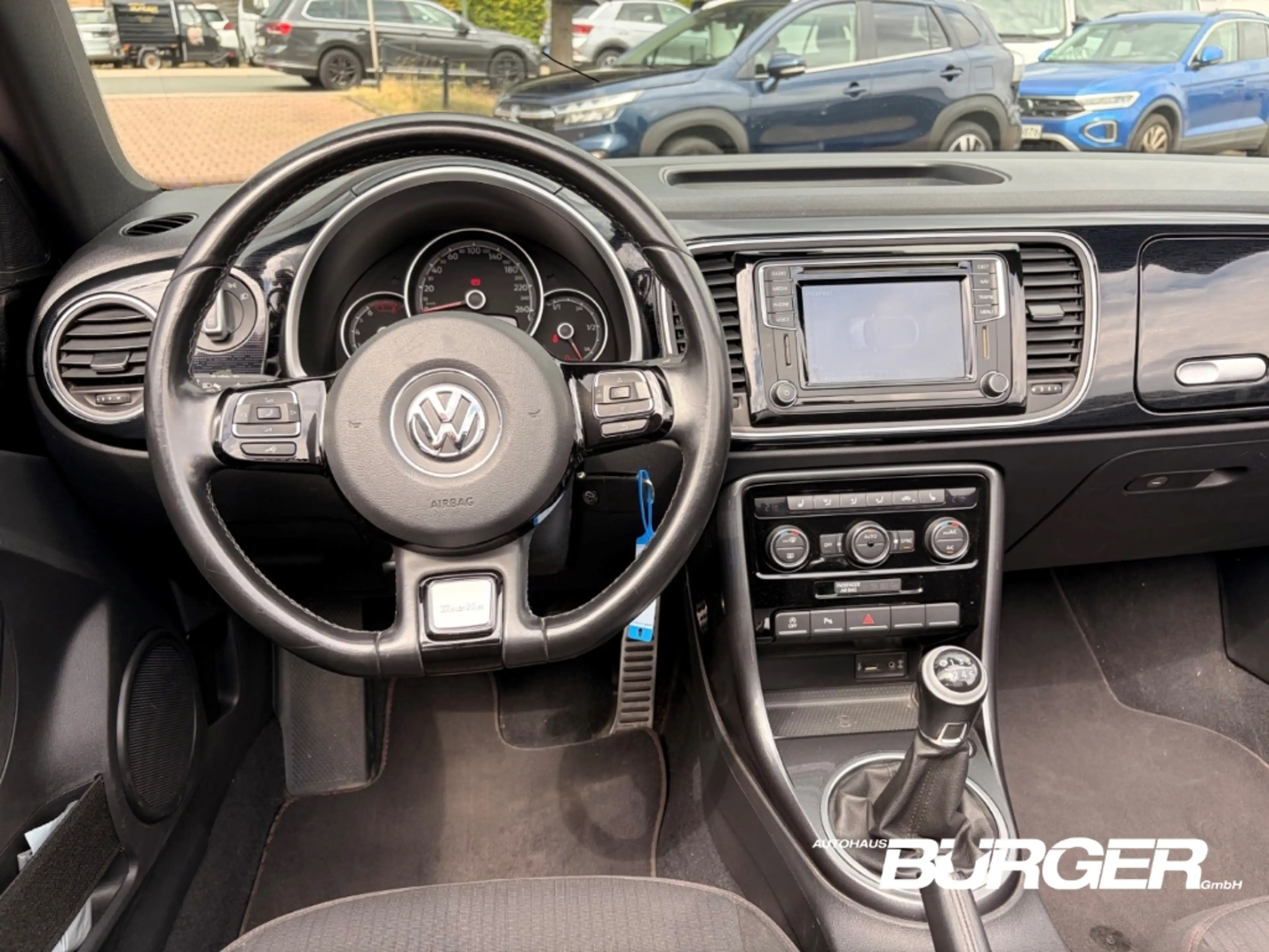 Volkswagen Beetle Cabriolet Navi Dyn. Windschott Scheckheft Alu Sitz — photo 8