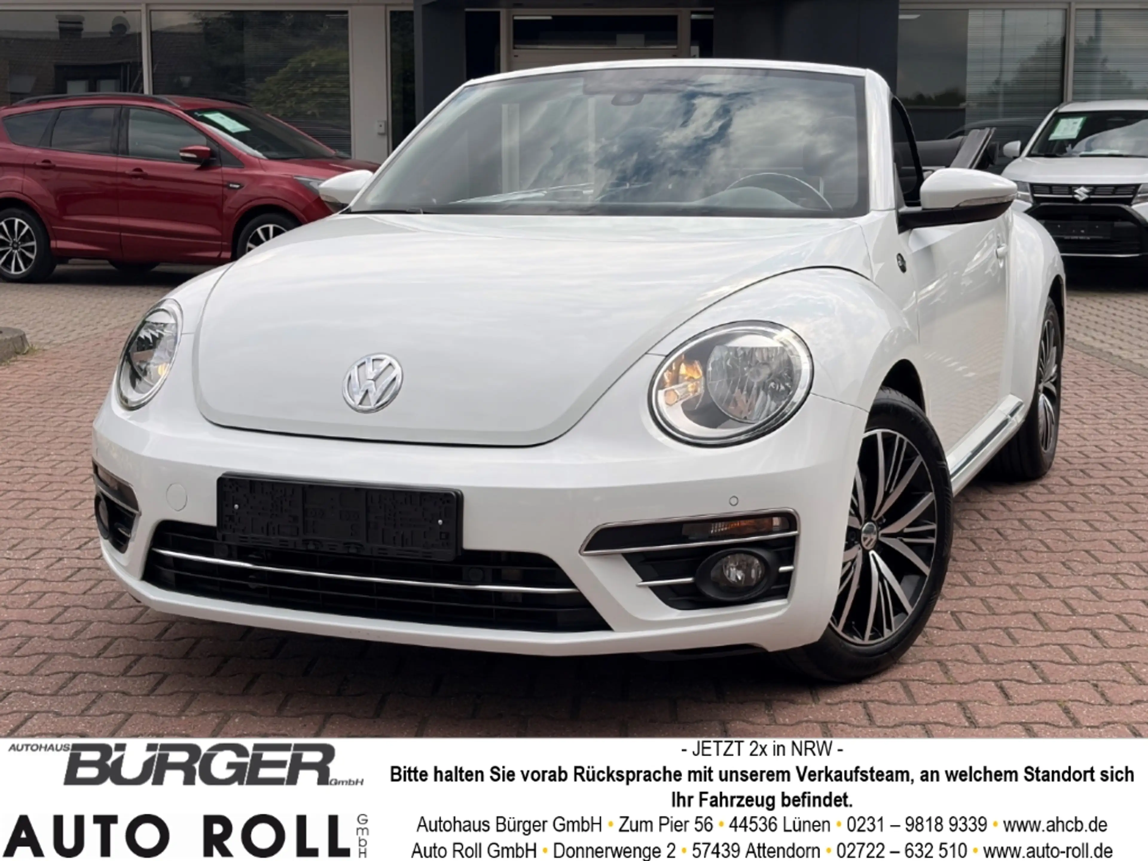Volkswagen Beetle Cabriolet Navi Dyn. Windschott Scheckheft Alu Sitz