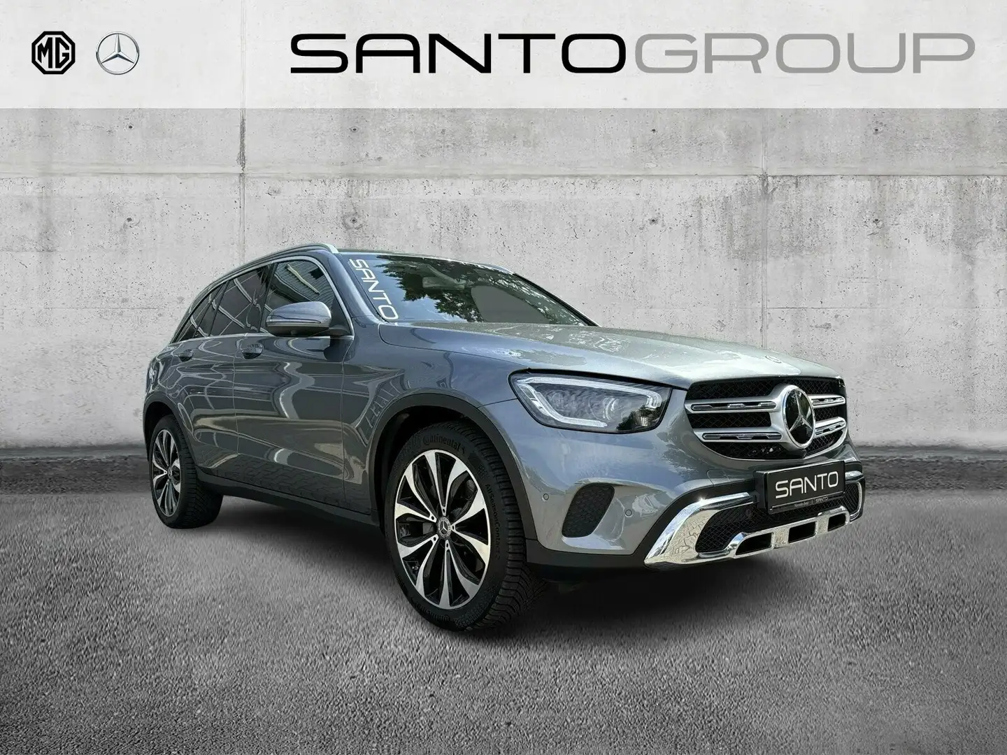 Mercedes-Benz GLC 300 GLC 300 d 4MATIC LED 360KAM NAVI DISTRONIC LEDER Gris - 1