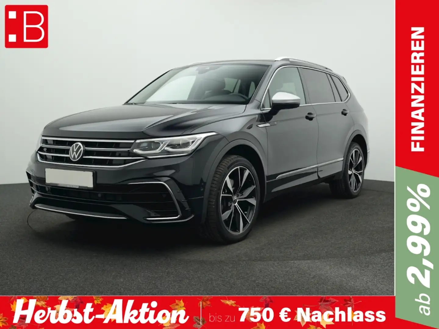 Volkswagen Tiguan Allspace 2.0 TSI DSG 4Mo. R-Line 5-SITZE AHK NAVI KAMERA 20 Schwarz - 1