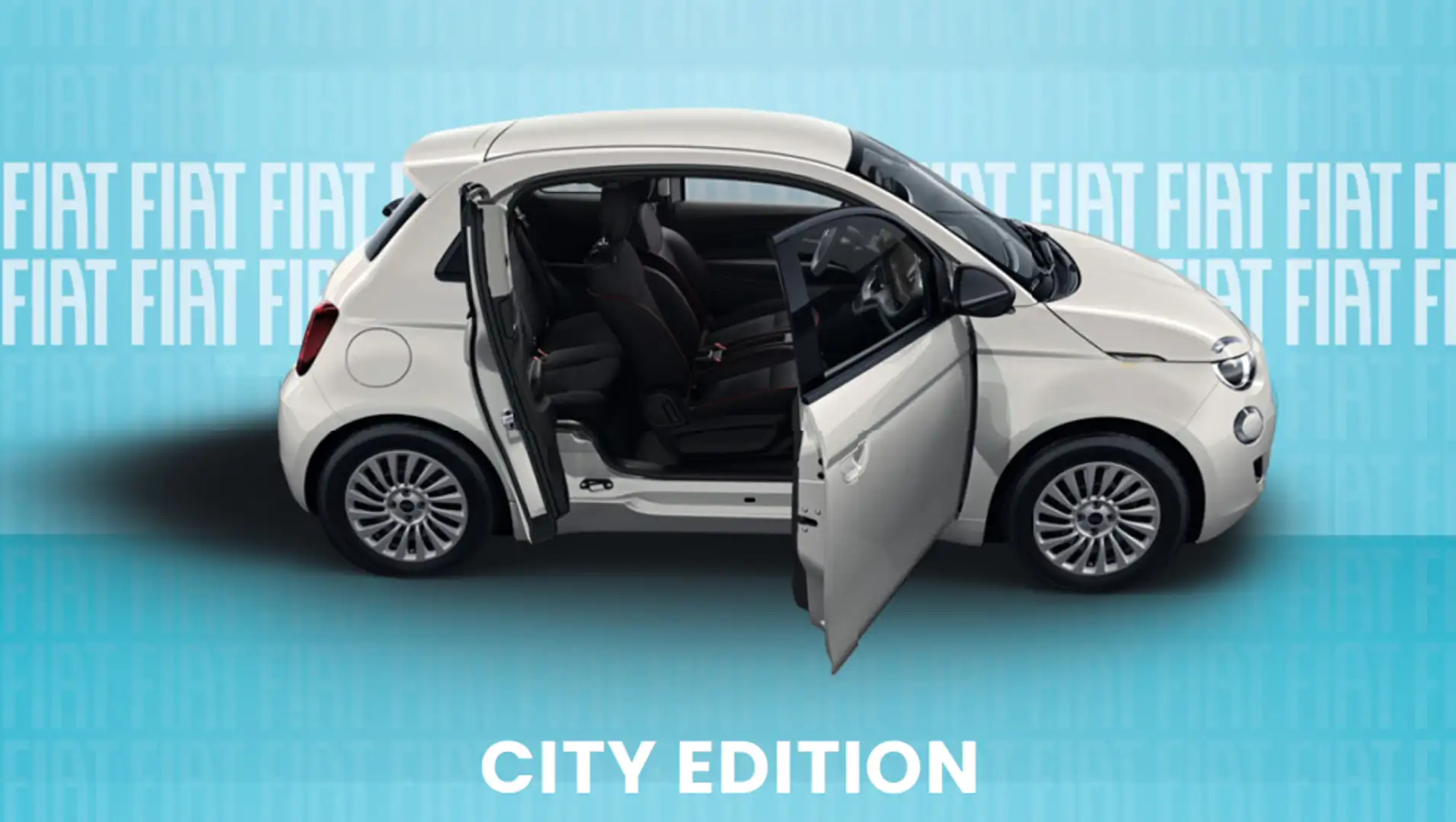 Fiat 500e Elektro 3+1 Sondermodell City Edition - Nur 10 Fah Weiß - 1