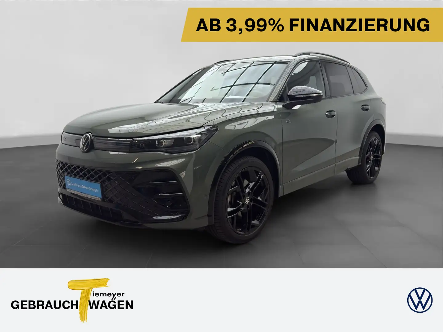 Volkswagen Tiguan 2.0 TDI DSG R-LINE BLACK LEDER LM20 KLIMA Grün - 1