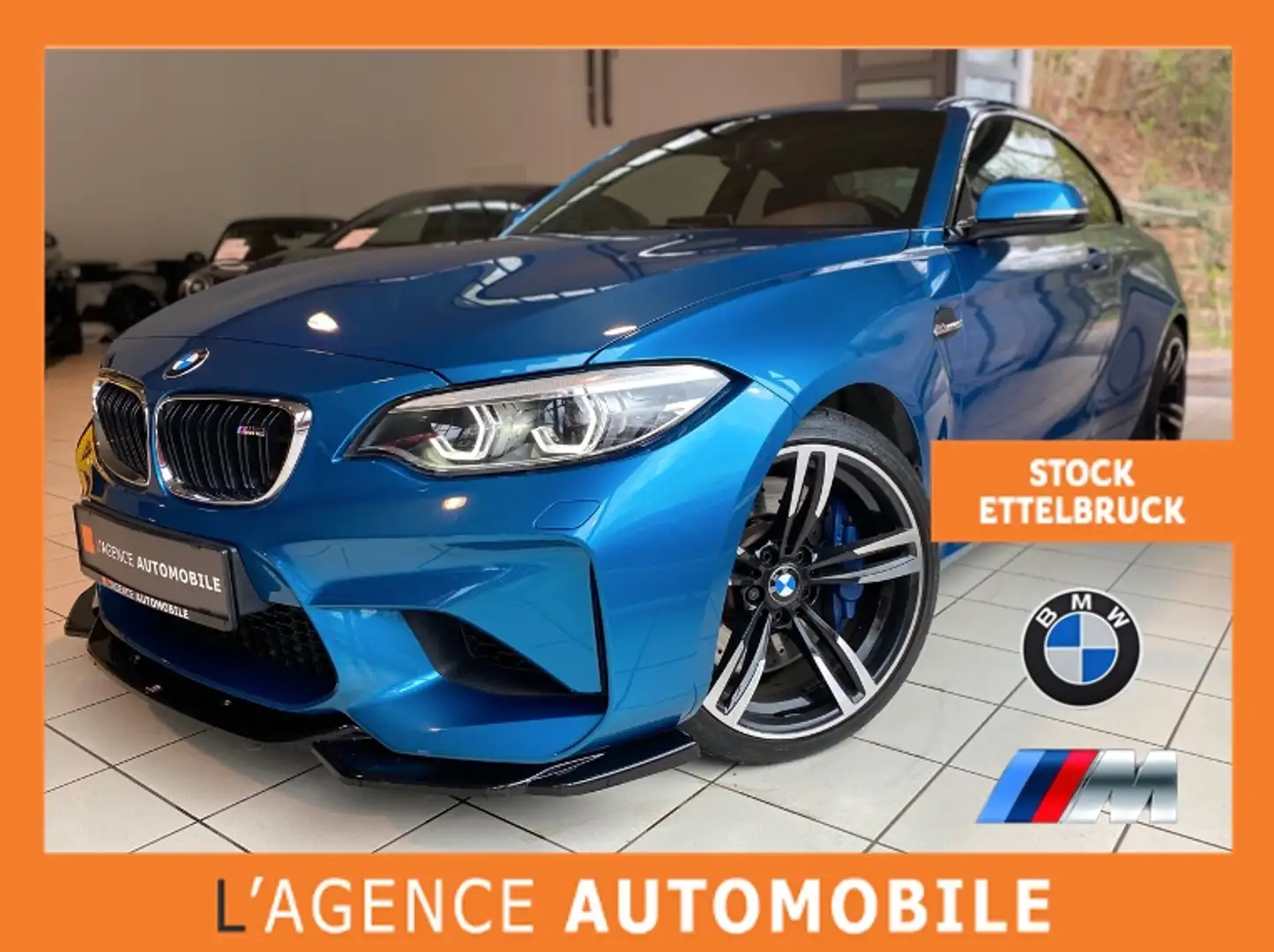 BMW M2 Coupé 370 ch M DKG7 - Garantie usine Bleu - 1