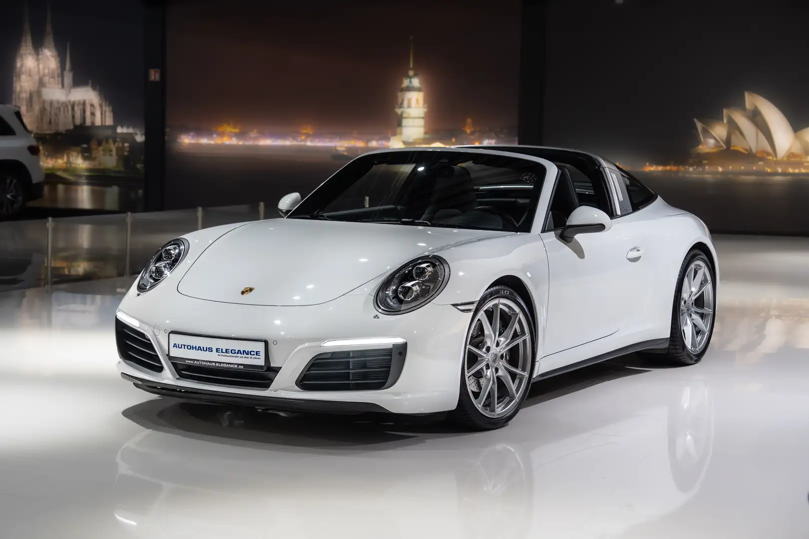 Porsche 991 Targa 4*SPORTSITZE*SOUND-PACKAGE+*PDK*PDLS+* Blanc - 1