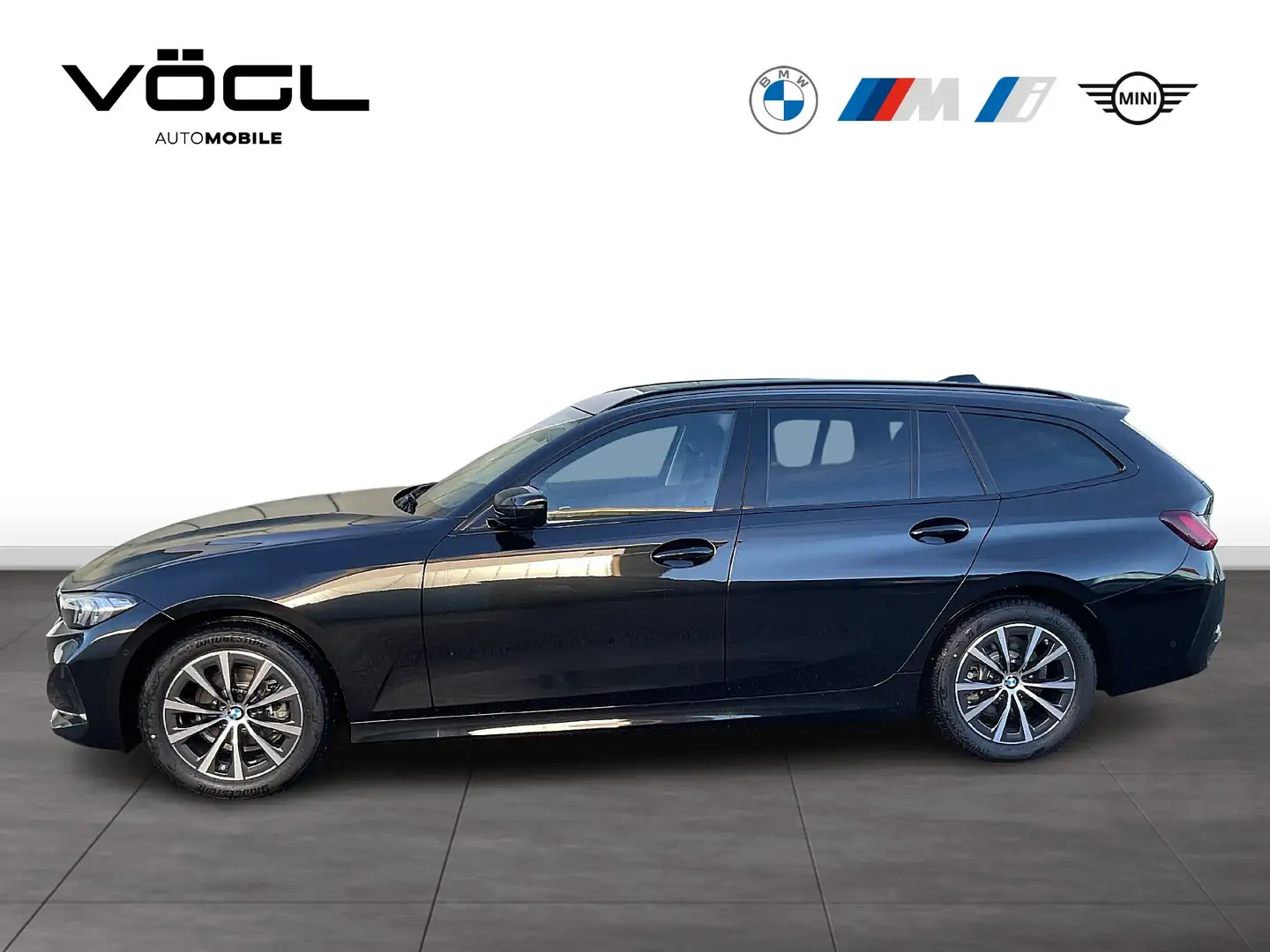 BMW 318 d Touring HiFi DAB RFK Komfortzg. Klimaaut. Schwarz - 2