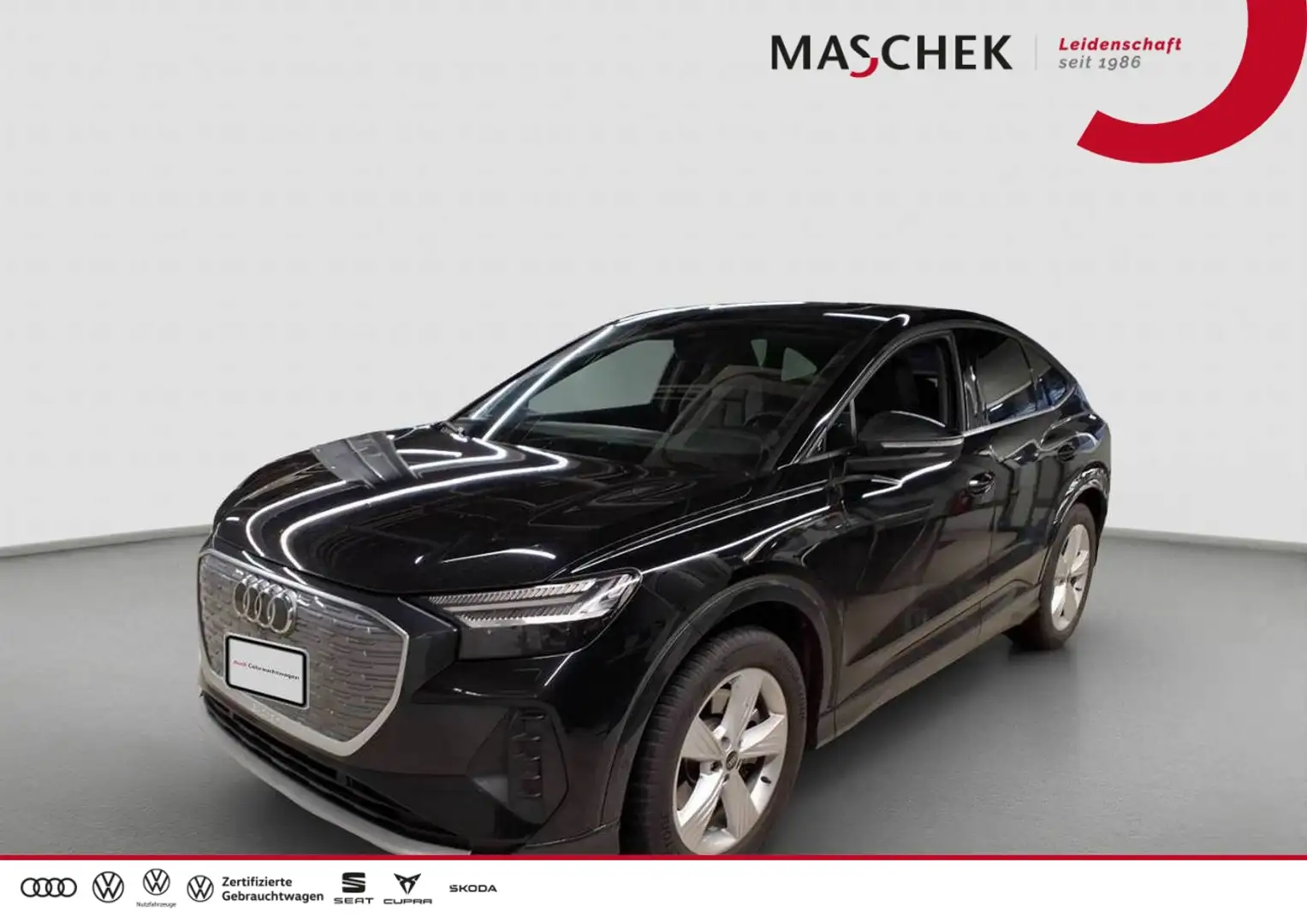 Audi Q4 e-tron Q4 Sportback e-tron 55 Pano Matrix 360° Wärmepumpe Schwarz - 1