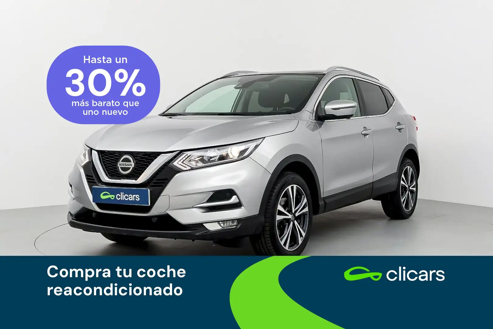 Nissan Qashqai 1.3 DIG-T N-Connecta 4x2 103kW Gris - 1
