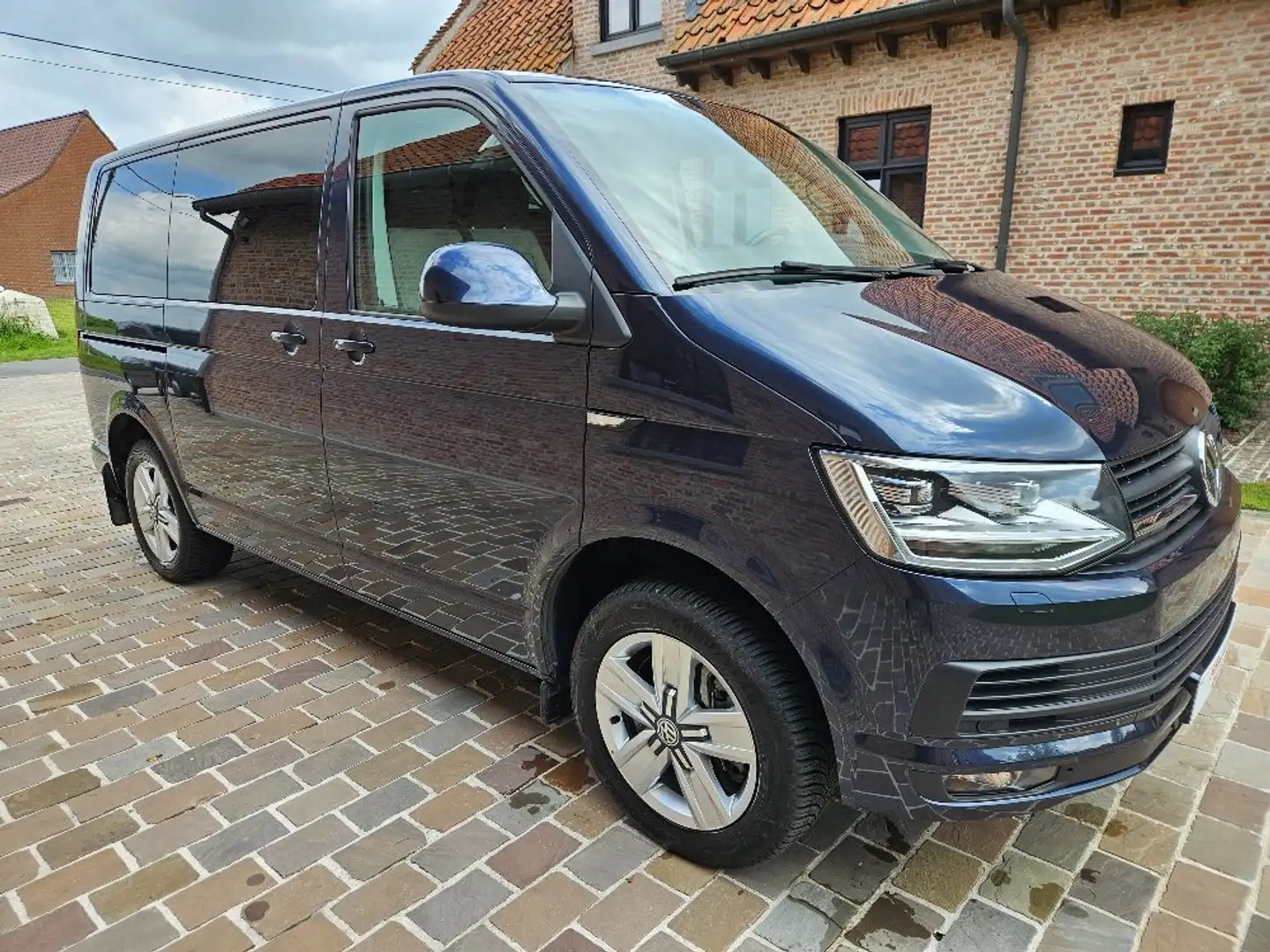 Volkswagen T6 Transporter DSG TOPWAGEN 204PK NAVI AIRCO CAMERA TREKHAAK Bleu - 1
