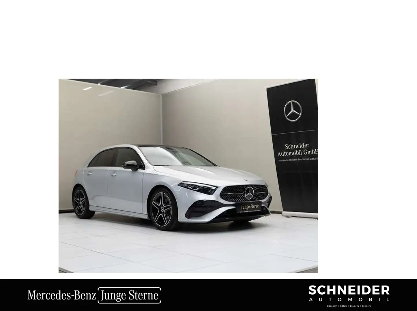 Mercedes-Benz A 200 d Kompaktlimousine W-Paket Night Navi Sport Silber - 1