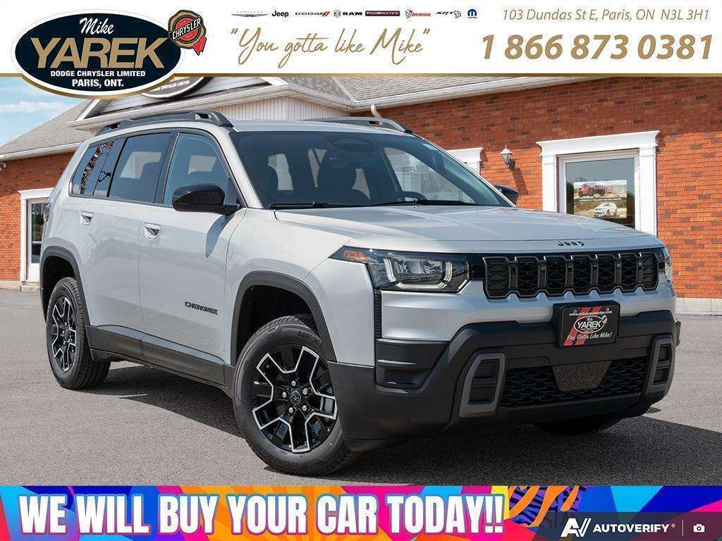 Silver 2026 Jeep Cherokee SUV / Crossover Four-Wheel Drive Automatic