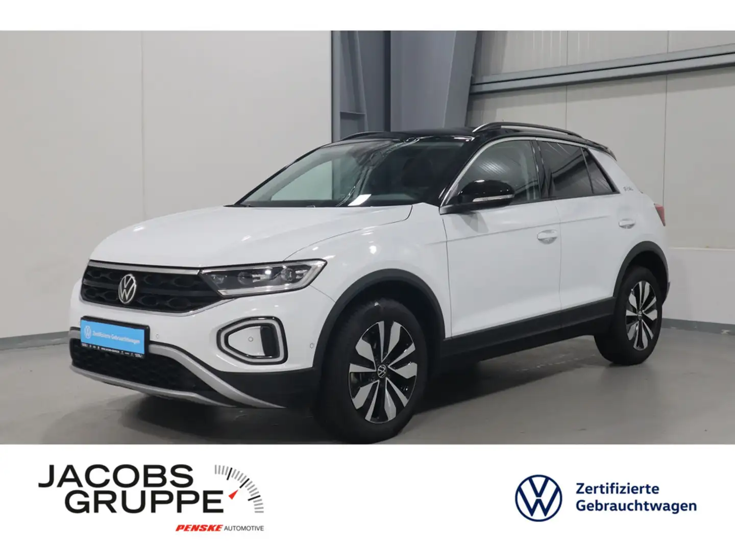 Volkswagen T-Roc 2.0 TDI DSG Navi*AHK*CAM*ACC*SHZ Goal Weiß - 1
