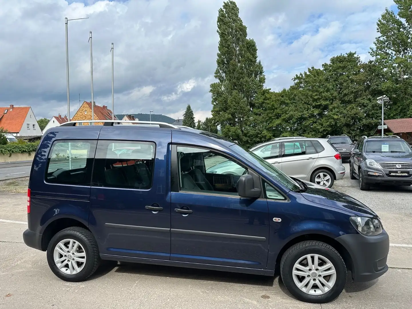 Volkswagen Caddy 1.6TDI Kombi EcoProfi 2.Hand/Navi/Tempomat Bleu - 2
