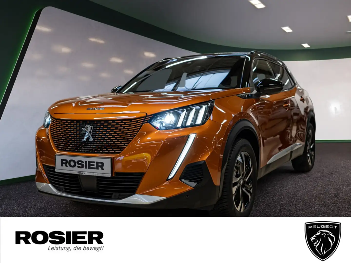 Peugeot e-2008 GT Elektromotor 136 LED NAVI KAMERA Orange - 1