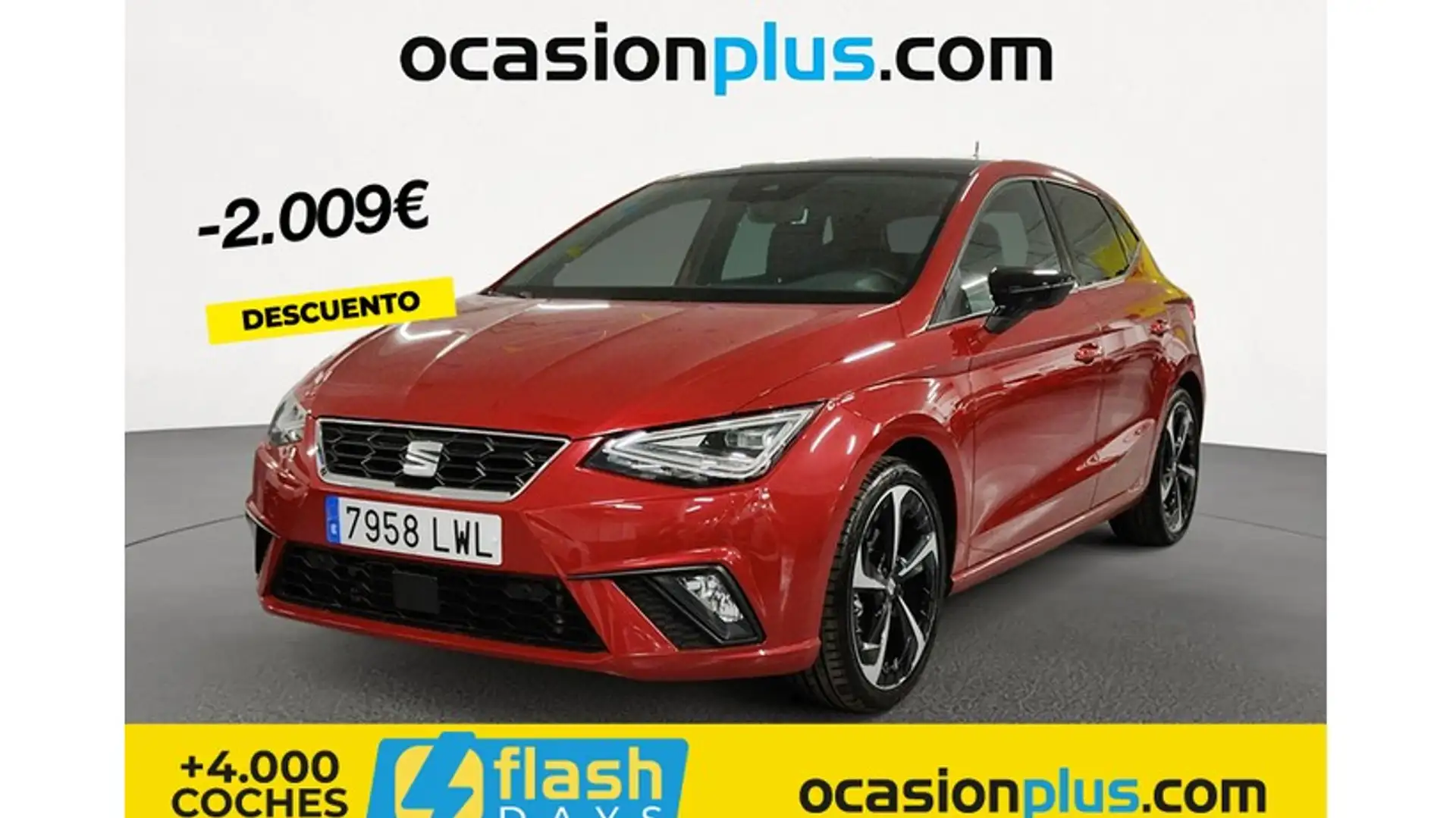 SEAT Ibiza 1.0 TSI S&S FR DSG7 110 Rouge - 1