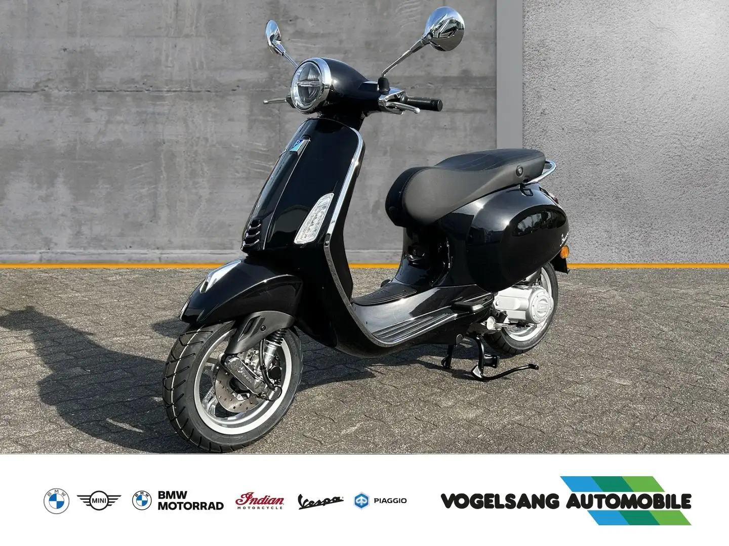 Vespa Primavera 125 I-Get, Voll LED, LCD Display, Face Negro - 1