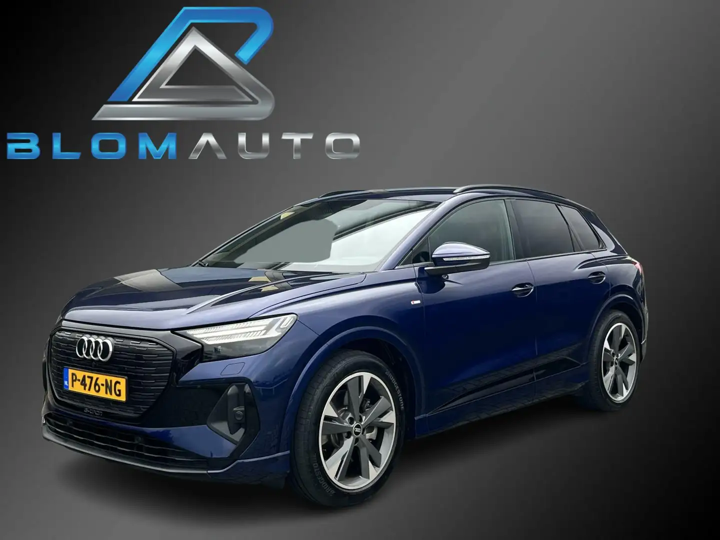 Audi Q4 e-tron 40 S-LINE 77 kWh 204PK HUD+ACC+CARPLAY+MATRIX Blauw - 1