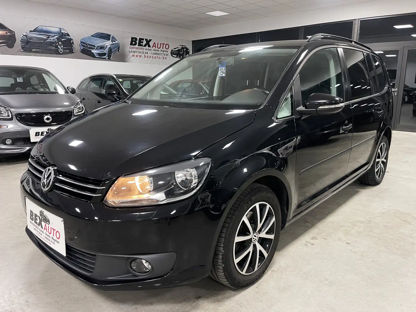 Volkswagen Touran 1.6TDi*1ERPROP*GARANTIE12MOIS*7PLACES*CLIM*GPS* Noir - 1