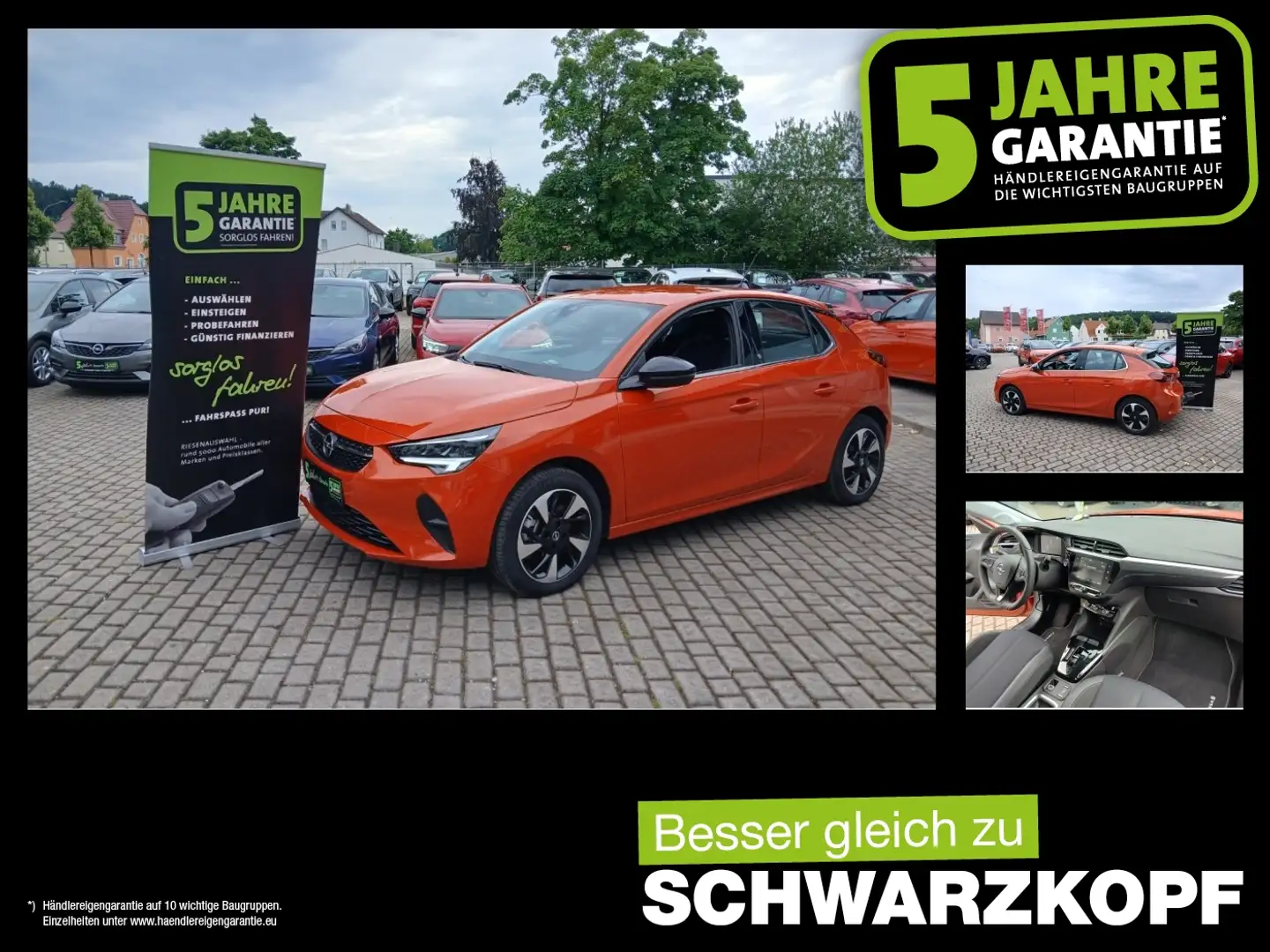 Opel Corsa-e Tempomat,Klimaautomatik,Bluetooth Orange - 1