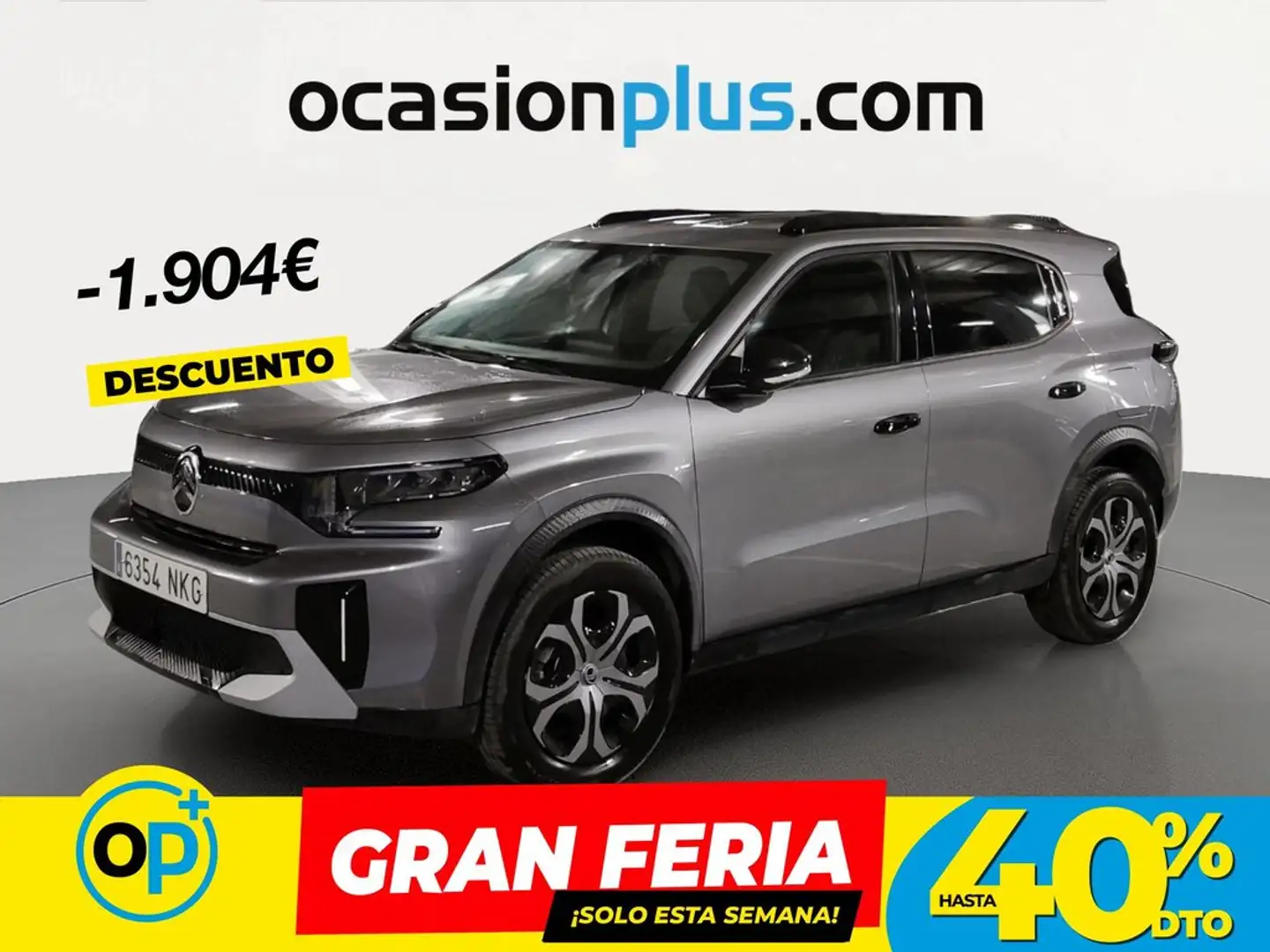 Citroen C3 Aircross Hybrid Plus e-DCS6 136 Gris - 1
