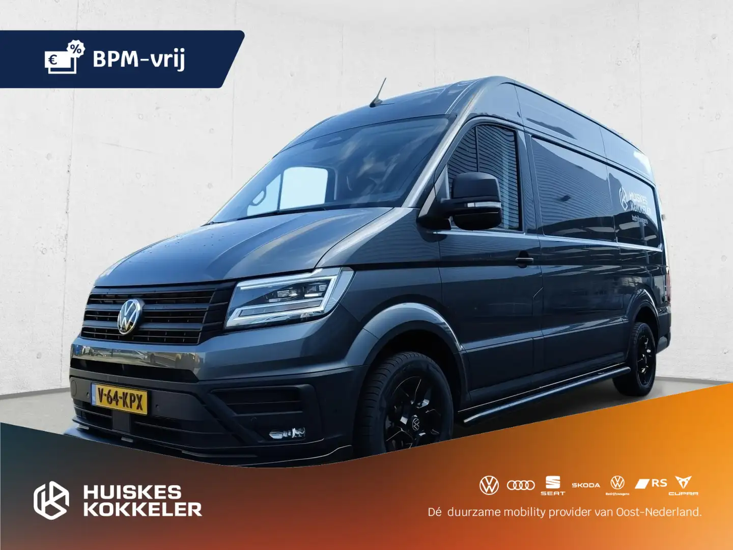 Volkswagen Crafter 35 2.0 TDI 177pk Automaat L3H3 Exclusive | BPM-vri Grijs - 1